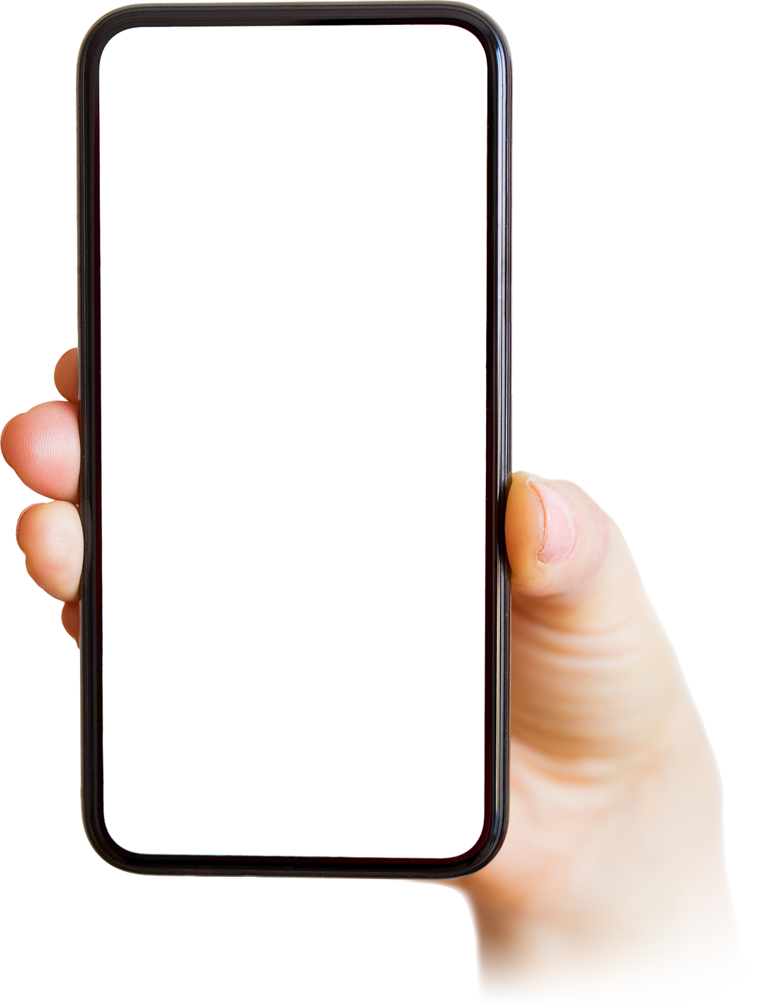 Mobilgerät zeigt zufriedene screenwork Kunden