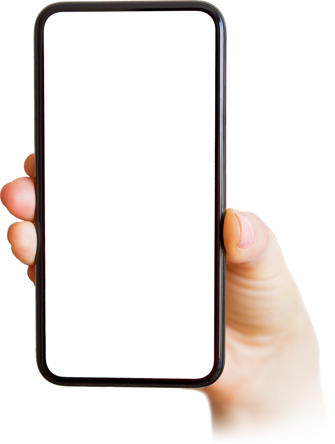 Mobilgerät zeigt zufriedene screenwork Kunden